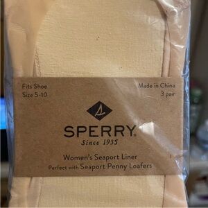 Sperry Women's Seaport Liner Socks - Beige